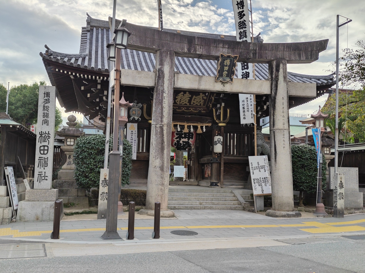 櫛田神社の様子1