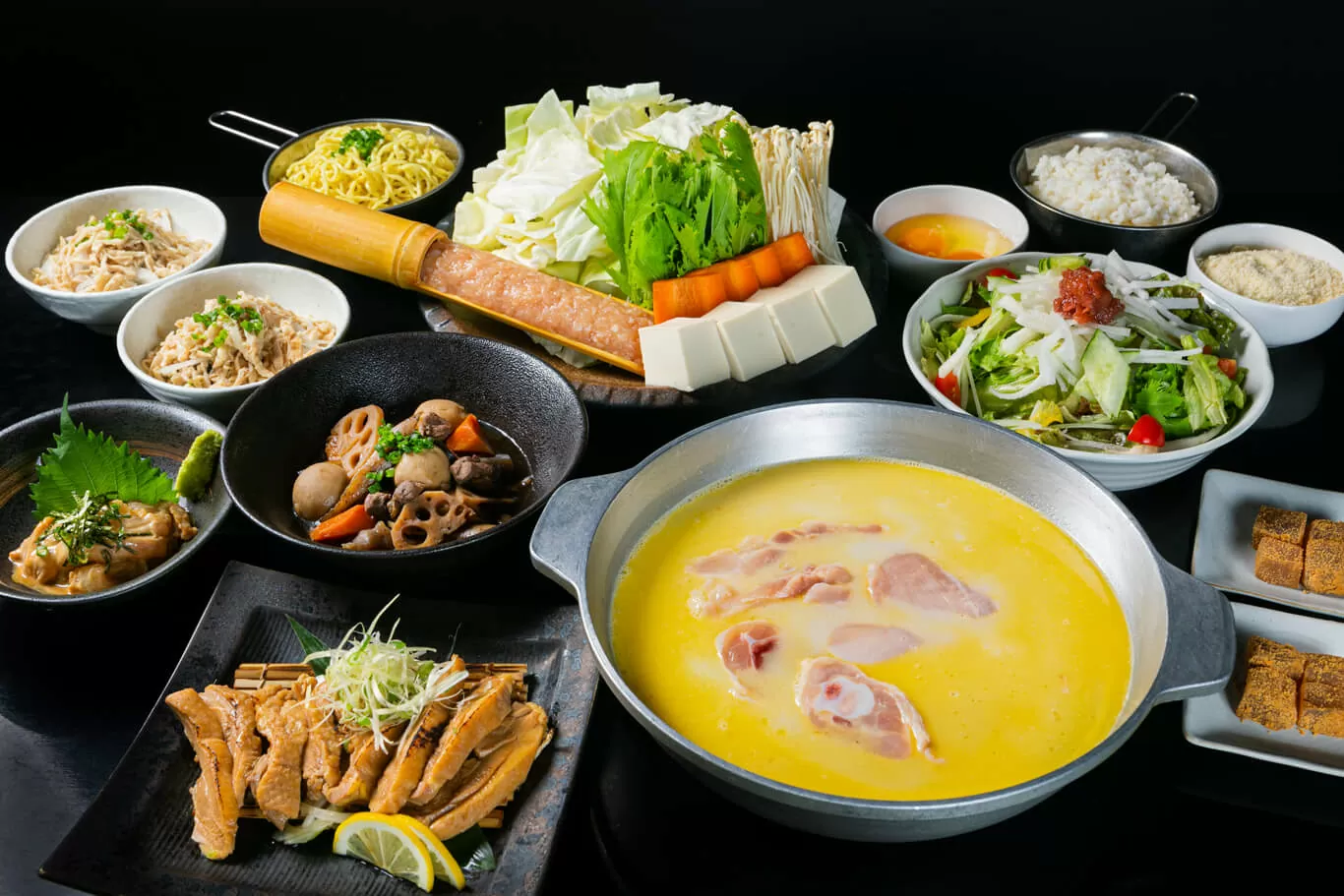 博多水炊き大和 料理①