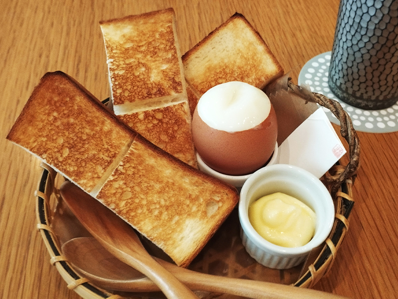 山水水出珈琲 料理①