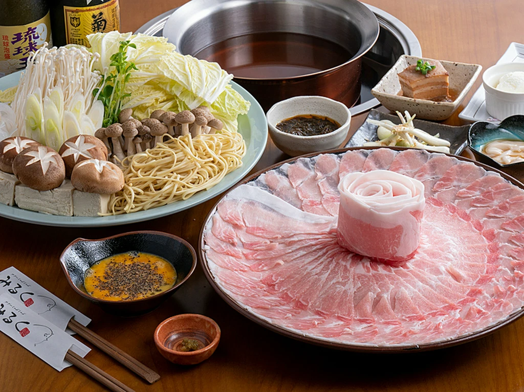 アグーしゃぶしゃぶみるく　博多祇園店 料理①