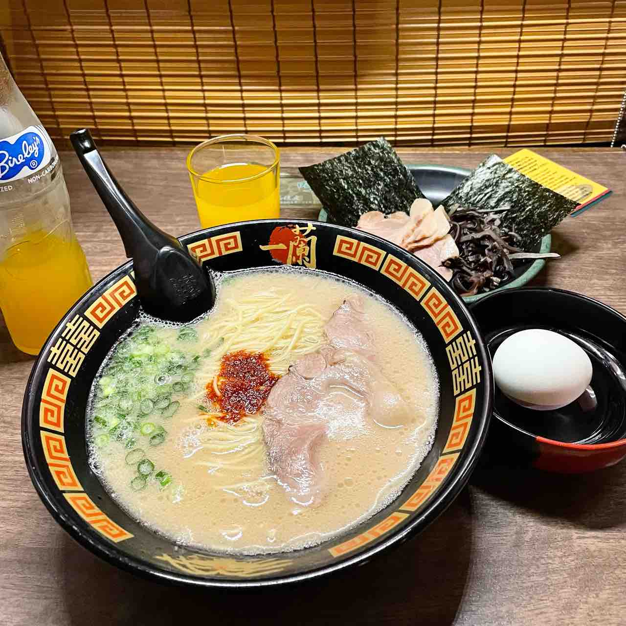 一蘭 本社総本店 料理③